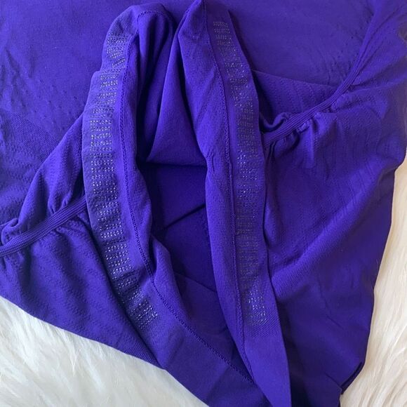 Athleta Purple 1/4 Zip Running Pullover Shirt Size Large - Picture 9 of 11
